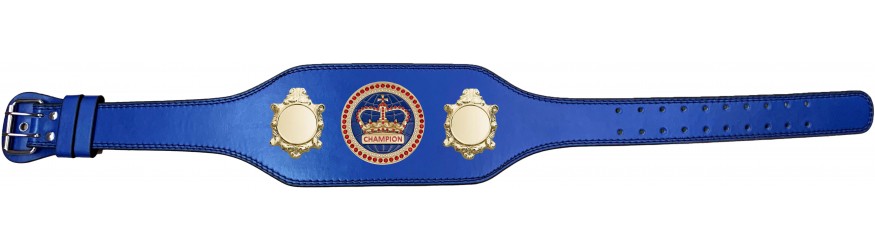 CHAMPIONSHIP BELT - BUD003/G/BLUGEM - AVAILABLE IN 4 COLOURS